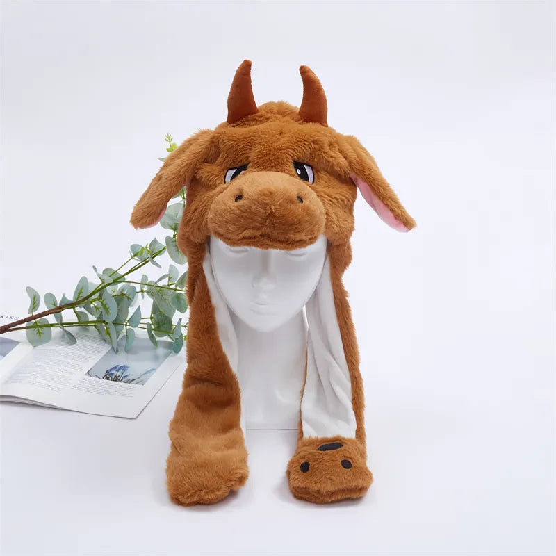 Unisex Hat with Moving Ears for Festive Occasions