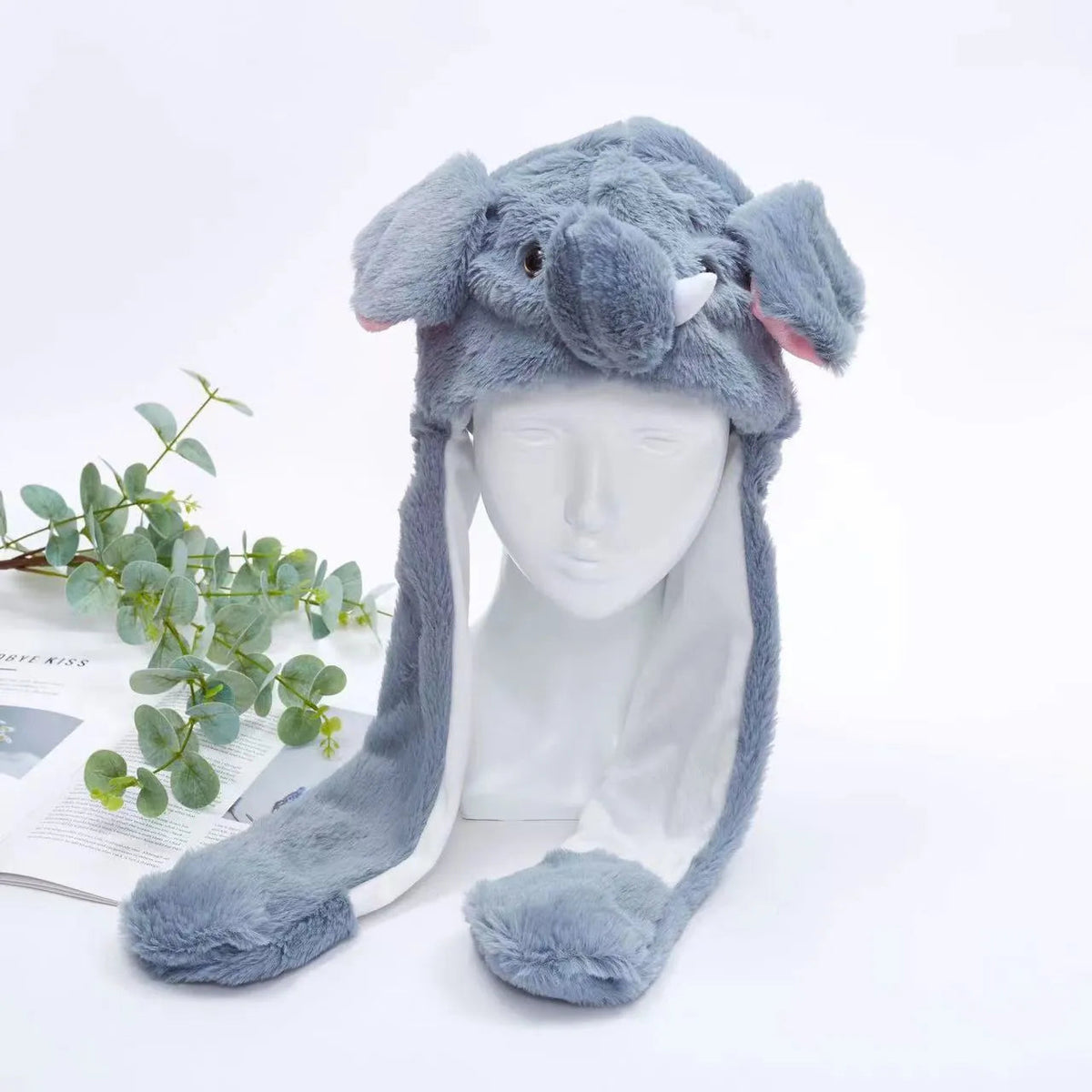 Unisex Hat with Moving Ears for Festive Occasions