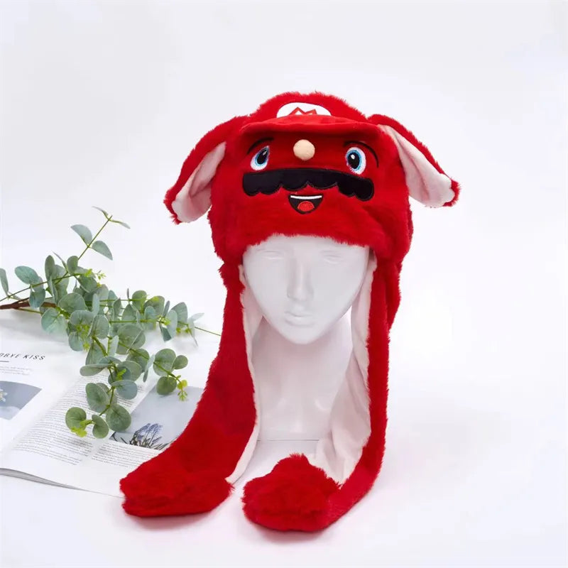 Unisex Hat with Moving Ears for Festive Occasions