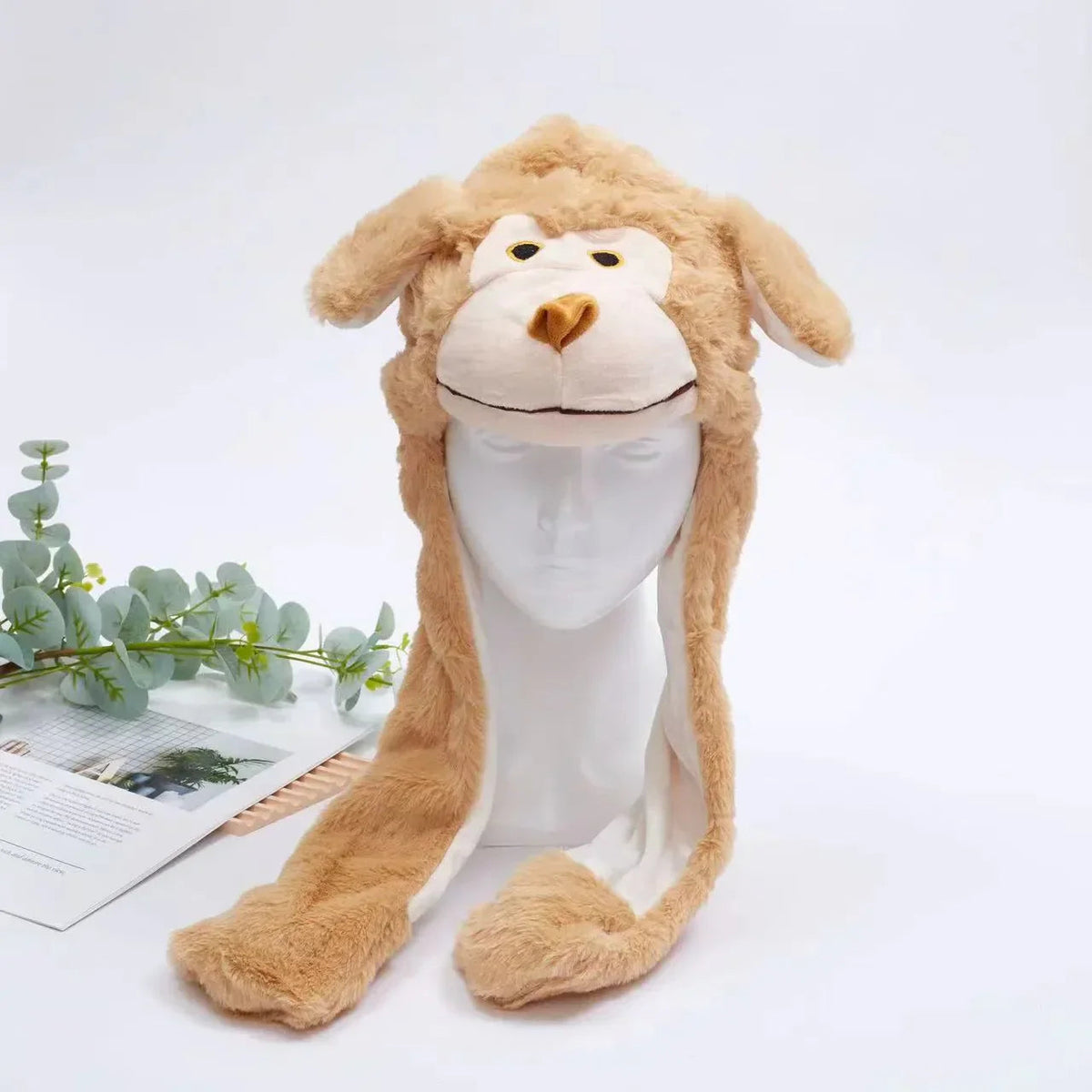 Unisex Hat with Moving Ears for Festive Occasions