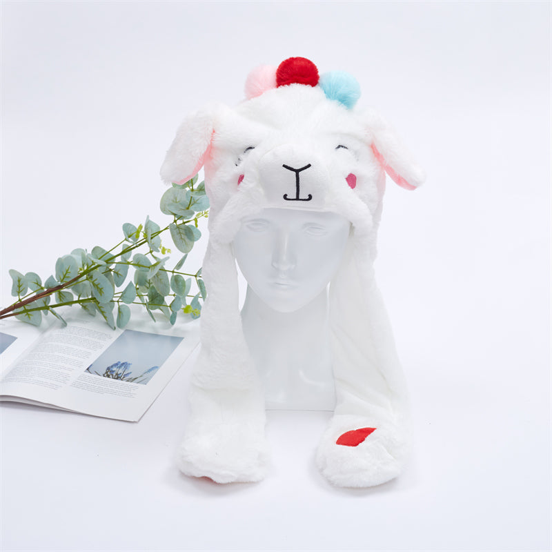 Unisex Hat with Moving Ears for Festive Occasions