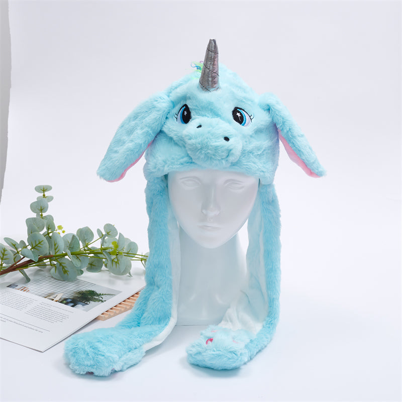 Unisex Hat with Moving Ears for Festive Occasions