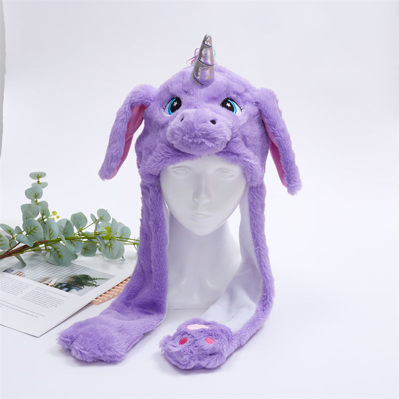 Unisex Hat with Moving Ears for Festive Occasions