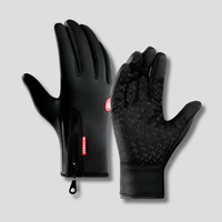 Unisex Heated Cycling and Ski Gloves with Zipper
