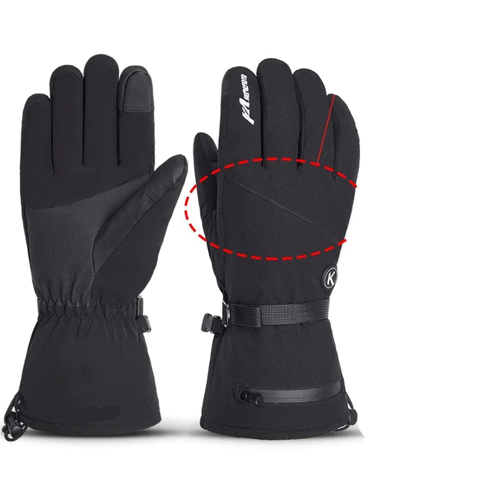 Unisex Heated Winter Gloves for Outdoor Activities