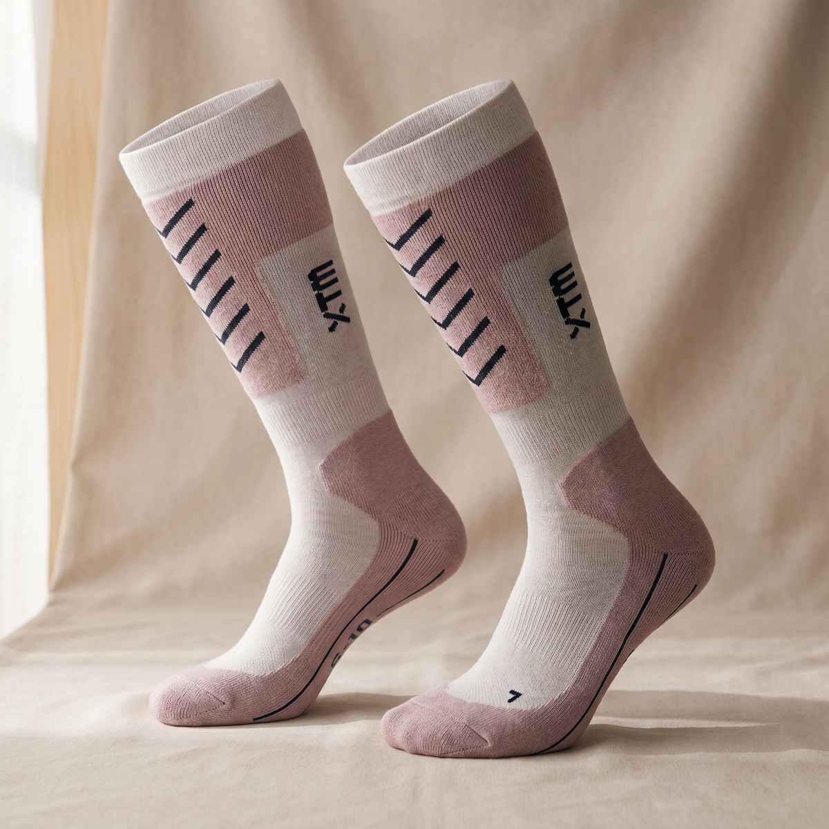 Unisex Merino Wool Snowboard Socks | Technical Winter Knee-High Socks with Zoned Cushioning