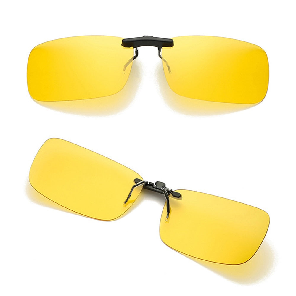 Unisex Polarized Clip-On Sunglasses for Enhanced Vision