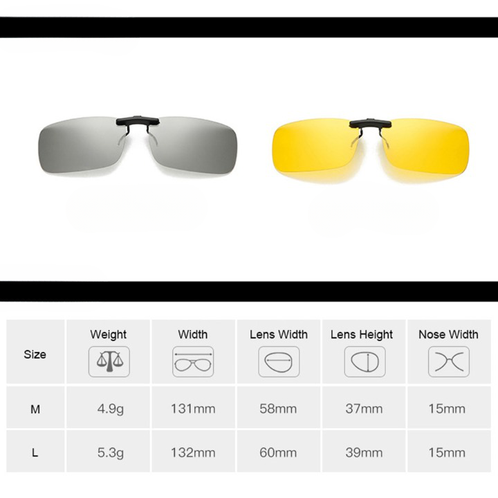 Unisex Polarized Clip-On Sunglasses for Enhanced Vision