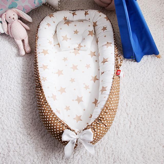 Unisex Portable Baby Lounger & Snuggle Nest