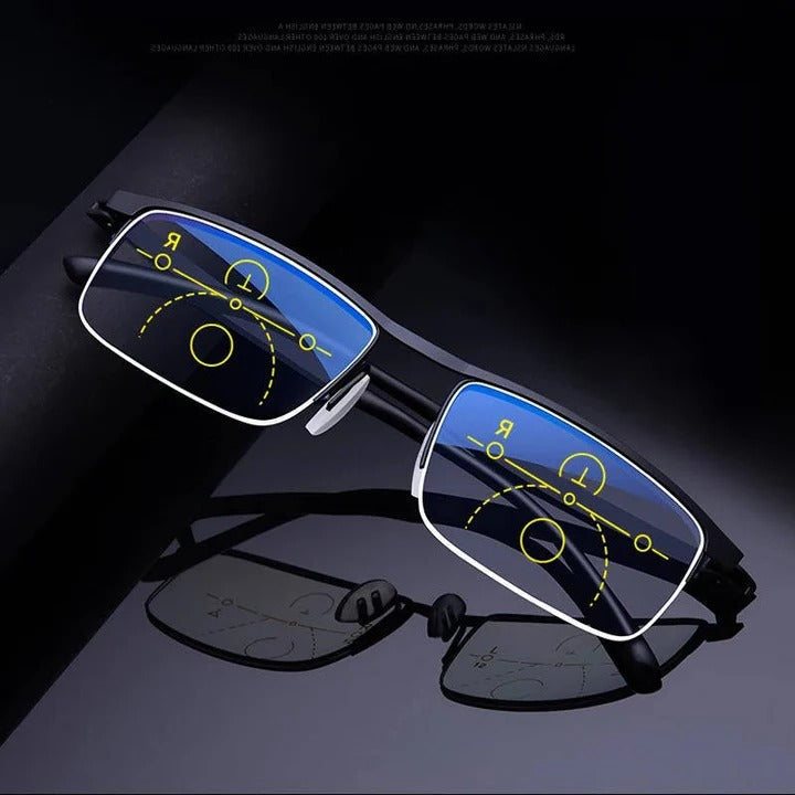 Unisex Progressive Smart Glasses | Blue Light & UV Protection