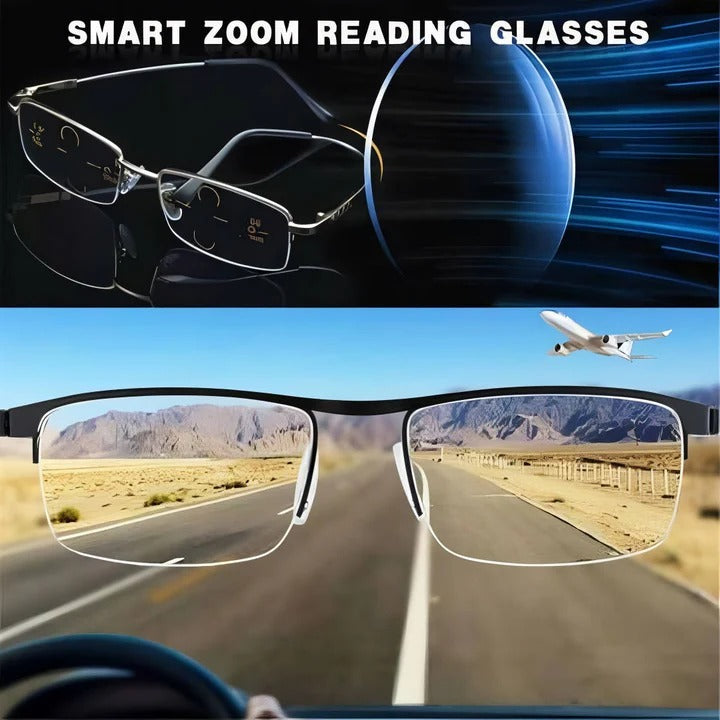 Unisex Progressive Smart Glasses | Blue Light & UV Protection