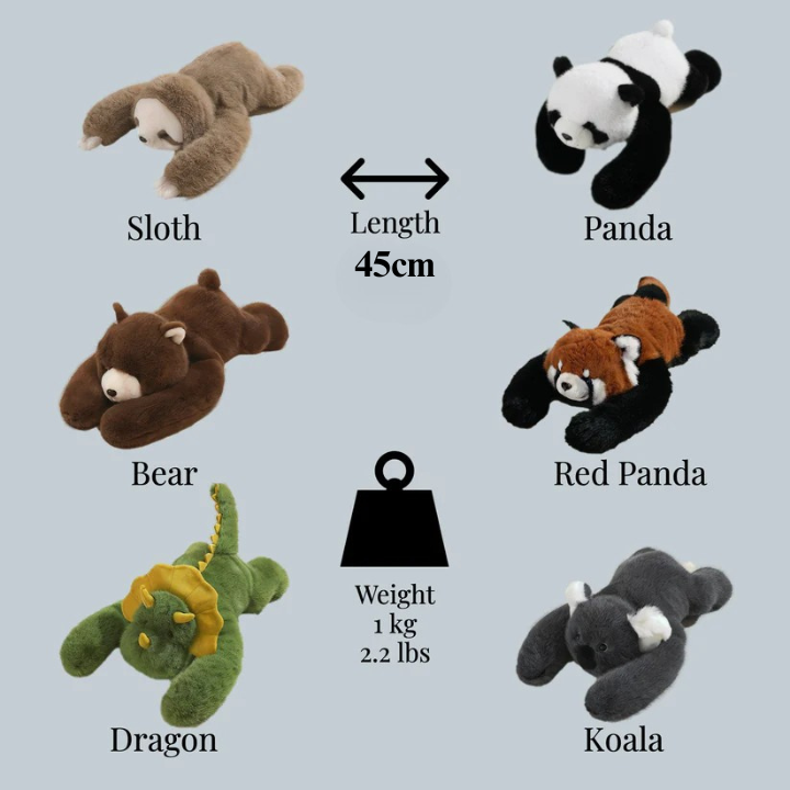 Unisex Relaxing Plush Hug Toy for Stress Relief & Focus