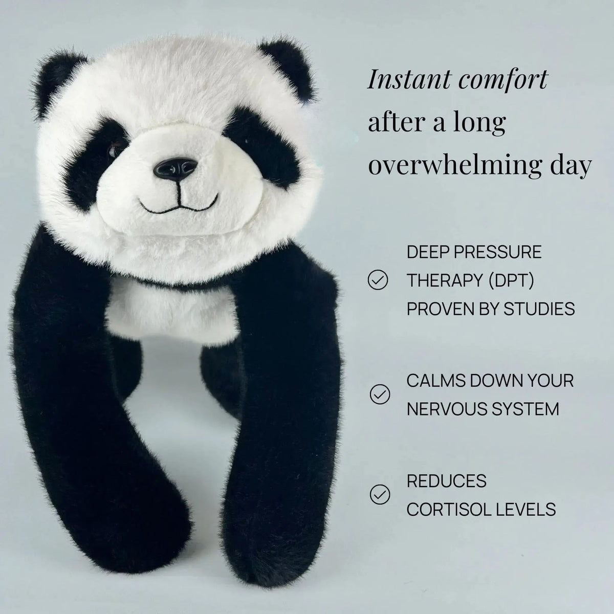 Unisex Relaxing Plush Hug Toy for Stress Relief & Focus