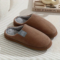 Unisex Thermal Indoor Slippers with Warm Non-Slip Design