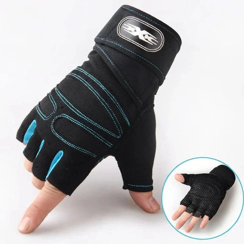 Unisex Workout Gloves with Wrist Support for Strength Training