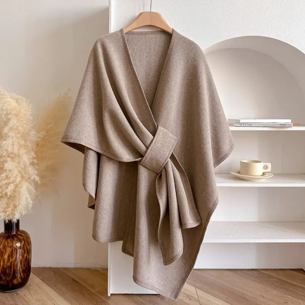 Versatile Poncho Scarf Coat for Year-Round Comfort