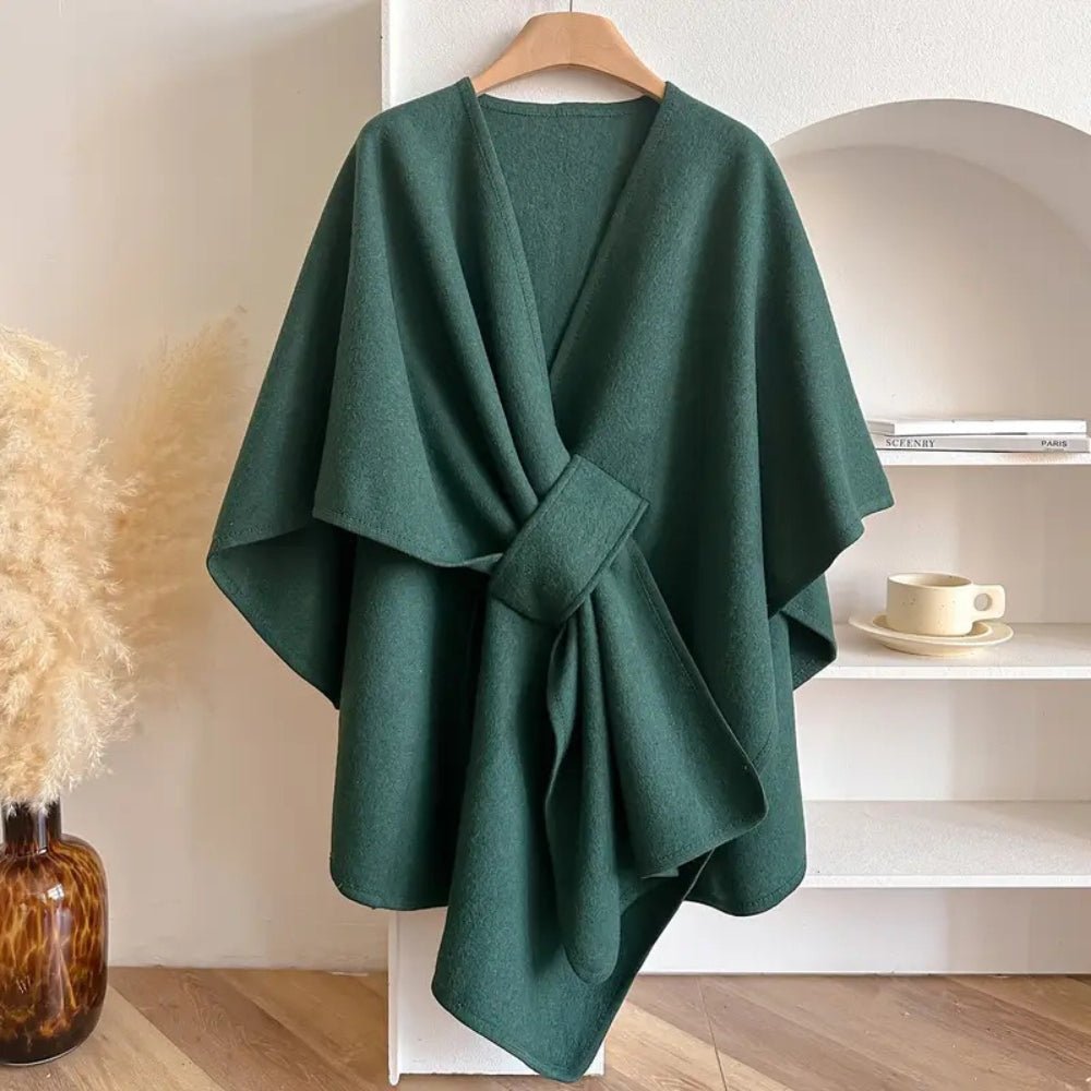 Versatile Poncho Scarf Coat for Year-Round Comfort