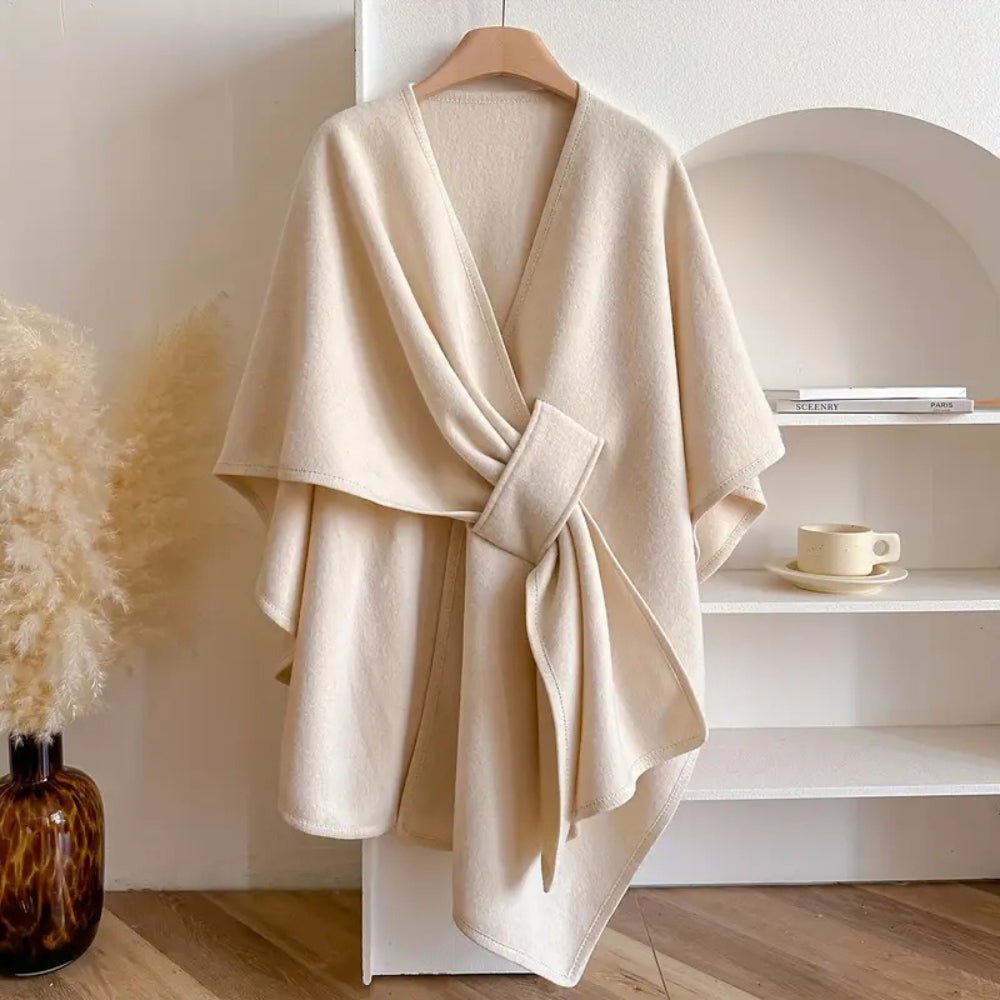 Versatile Poncho Scarf Coat for Year-Round Comfort