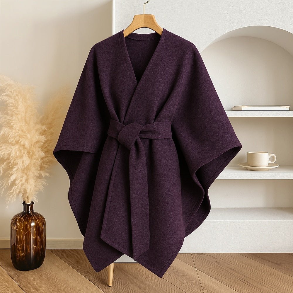 Versatile Poncho Scarf Coat for Year-Round Comfort