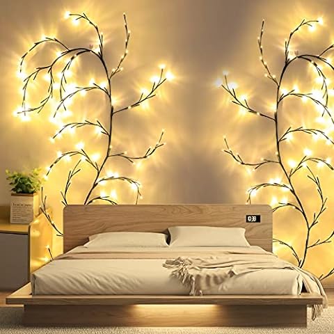 Vine-Shaped LED String Lights - Flexible Indoor and Outdoor Decorative Lighting