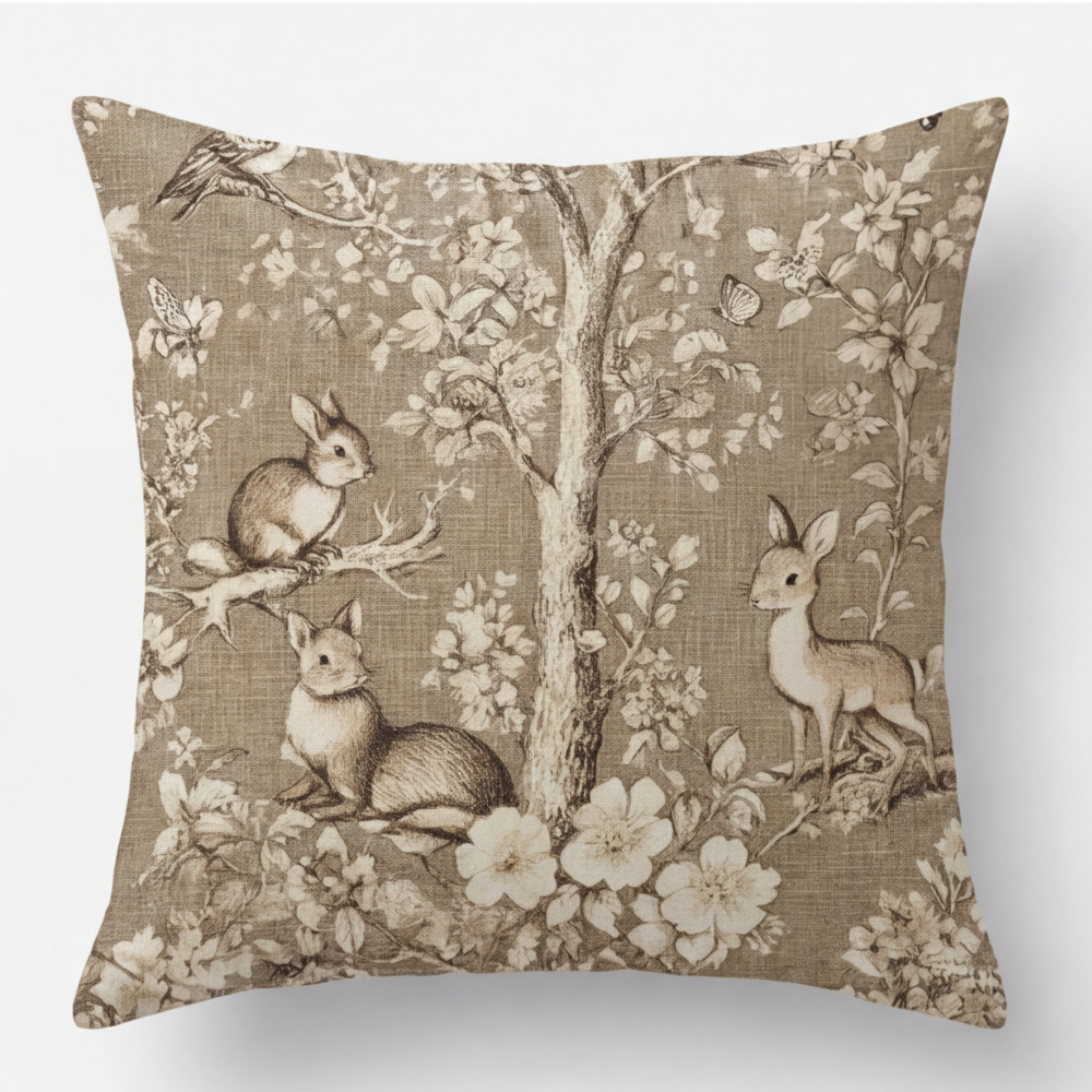 Vintage Botanical Pillow Covers