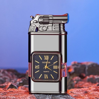 Vintage-Inspired Multifunctional Double-Flame Watch Lighter