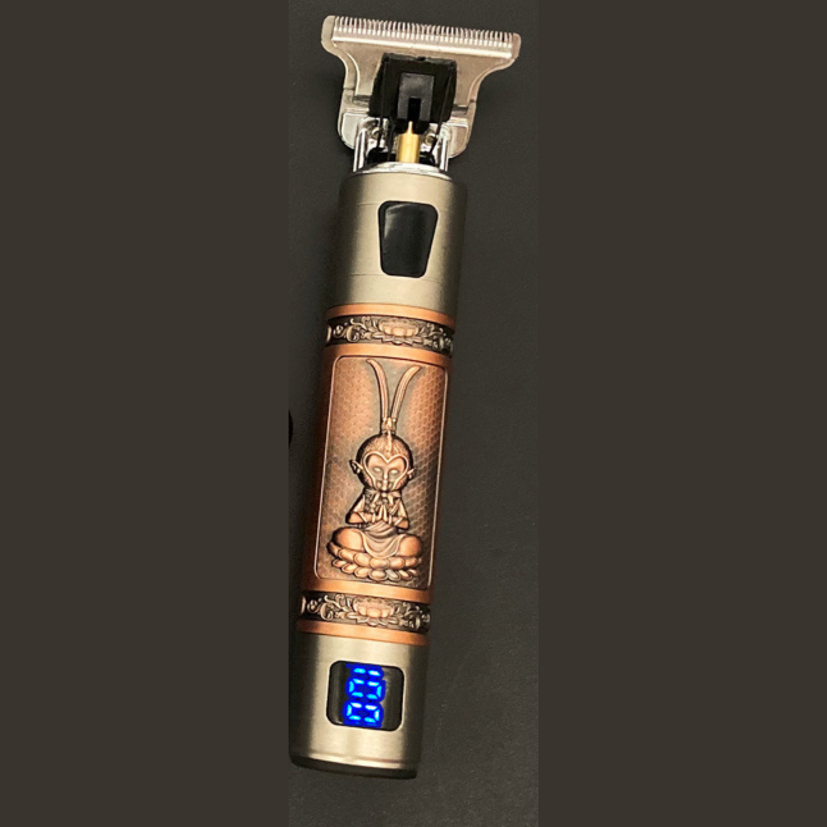 Vintage Skull Hair Trimmer - Rechargeable Incl. Guide Combs