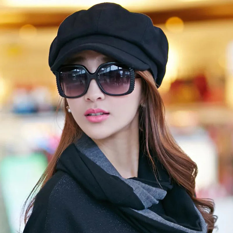 Vintage-Style Cap for Winter Comfort