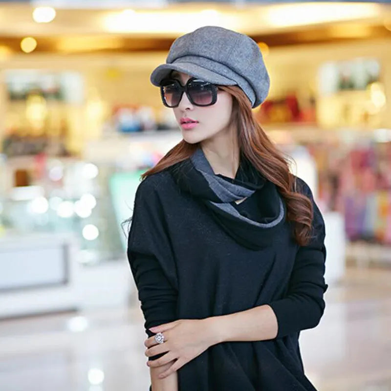 Vintage-Style Cap for Winter Comfort
