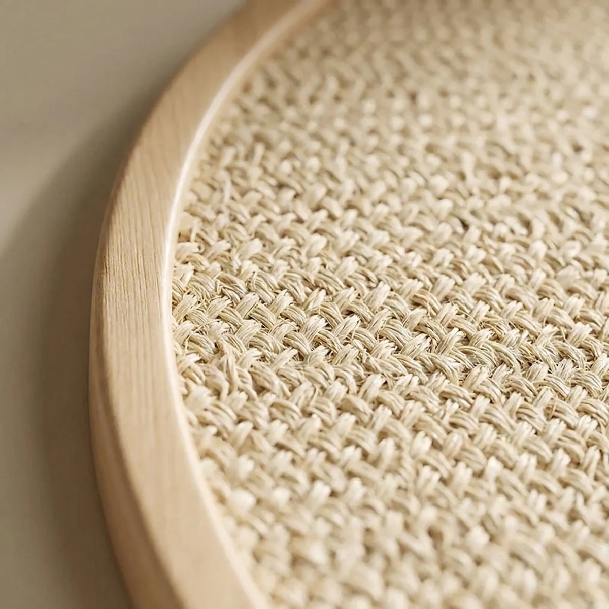 Wall-Mounted Sisal Scratching Panel with Toy