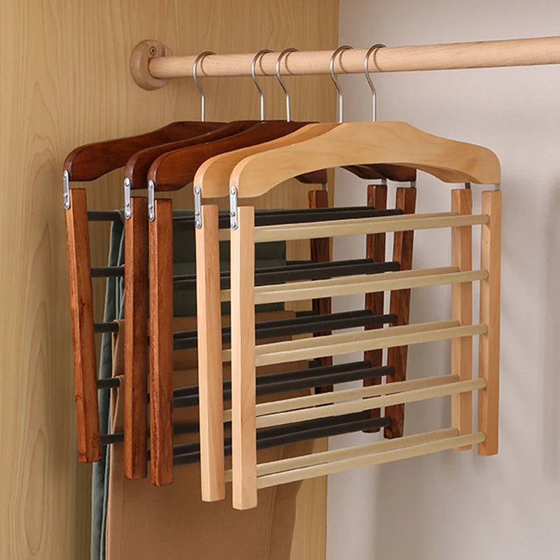 Walnut Wood Multi-Bar Hanger