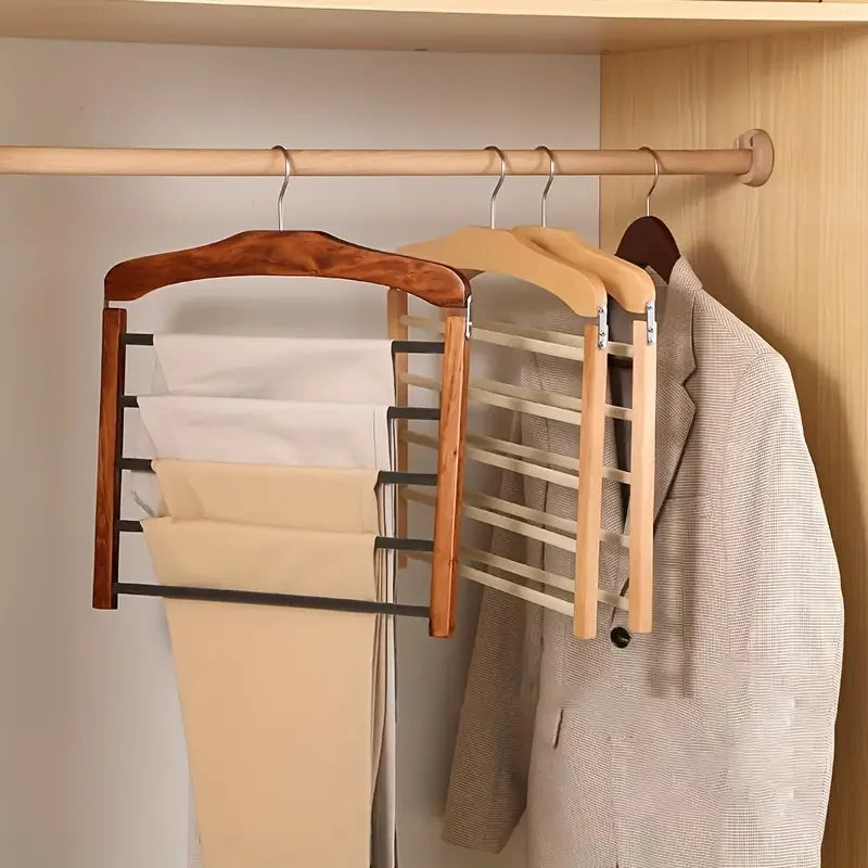 Walnut Wood Multi-Bar Hanger