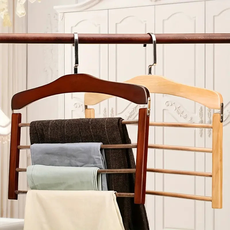 Walnut Wood Multi-Bar Hanger