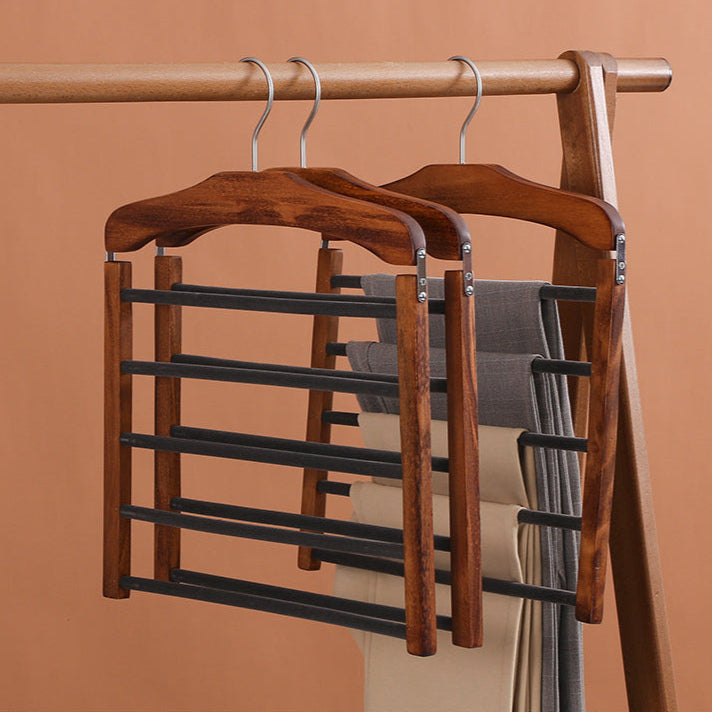 Walnut Wood Multi-Bar Hanger