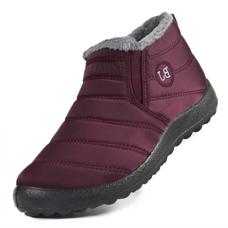 Warm and Dry Slip-On Snow Boots