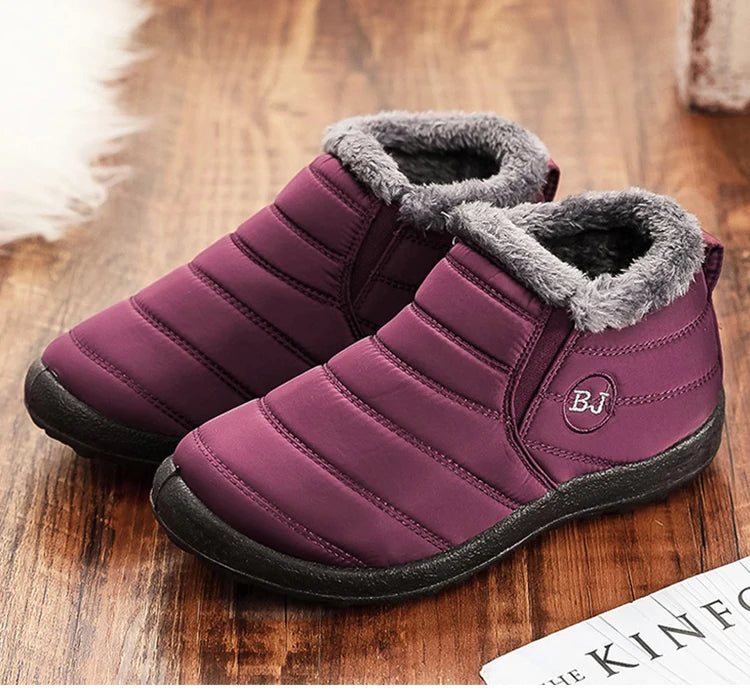 Warm and Dry Slip-On Snow Boots