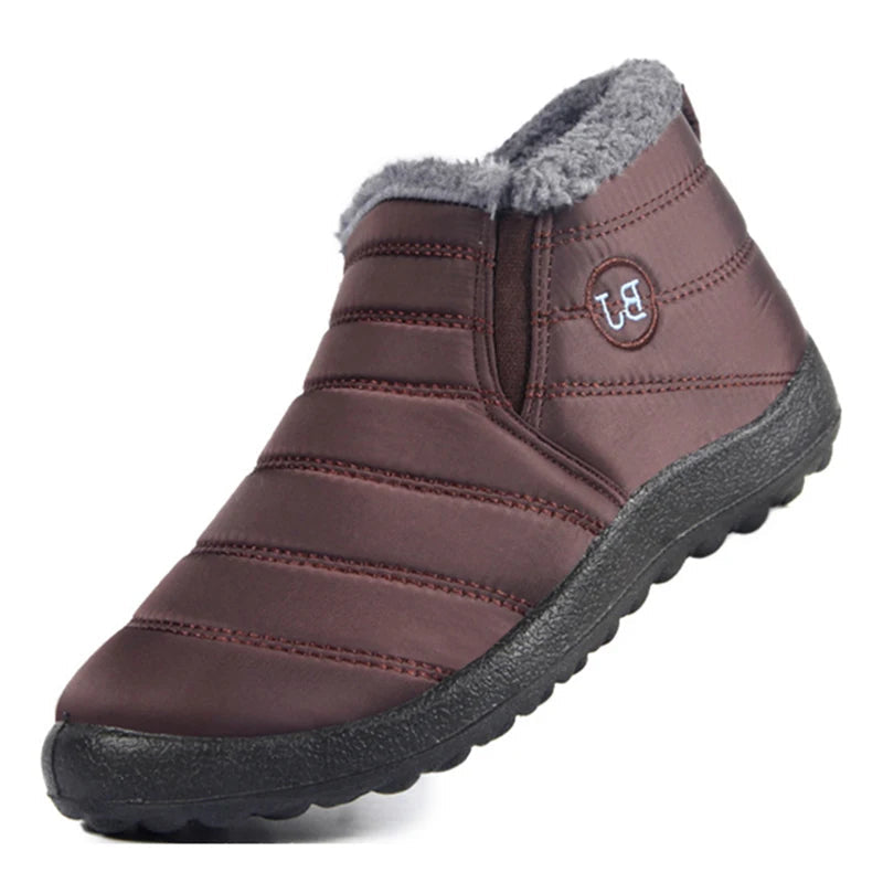 Warm and Dry Slip-On Snow Boots