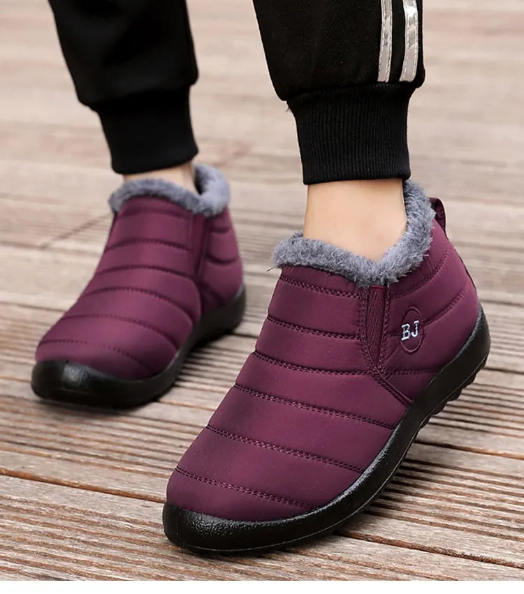 Warm and Dry Slip-On Snow Boots