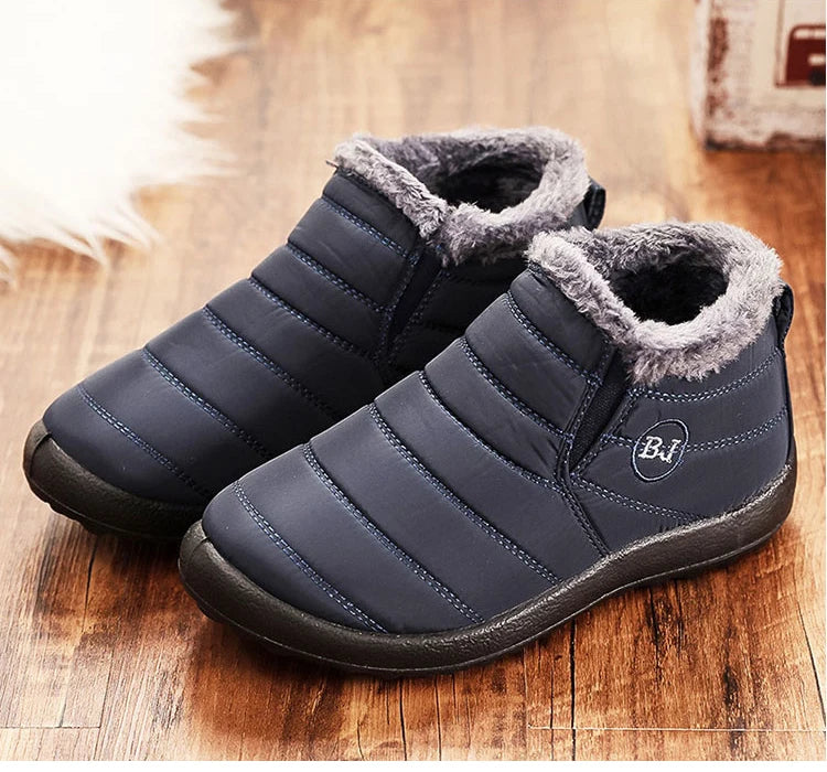 Warm and Dry Slip-On Snow Boots