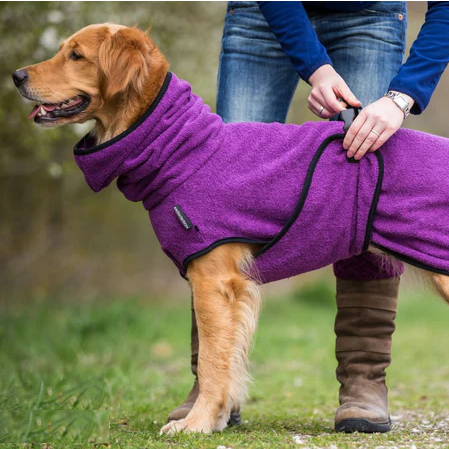 Warm Dog Coat with Adjustable Buckle