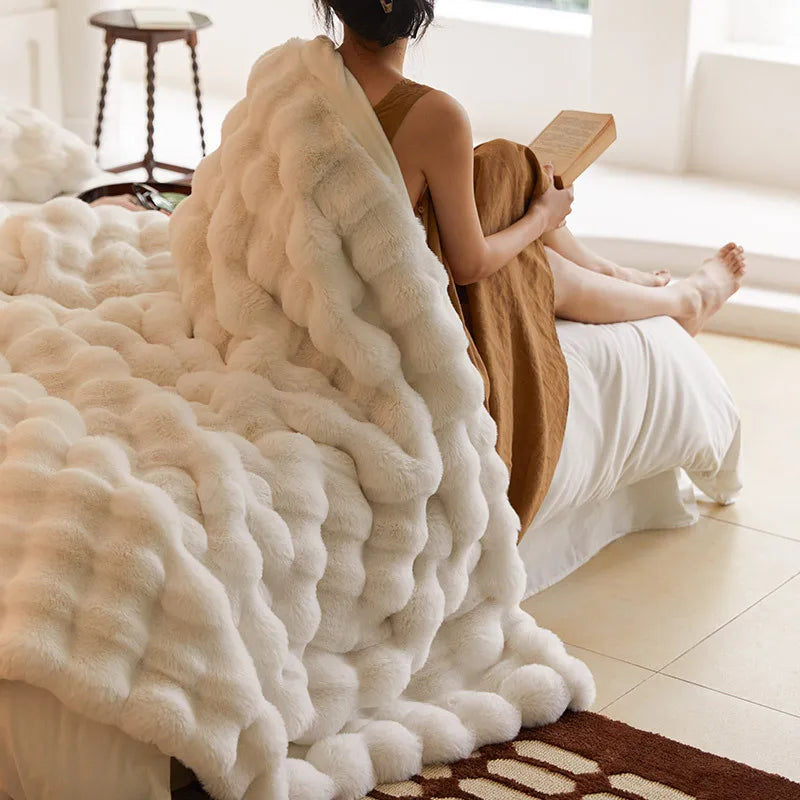 Warm Elegance Sofa Throw Blanket