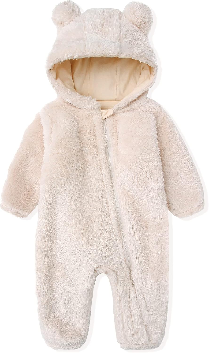 Warm Hooded Baby Romper