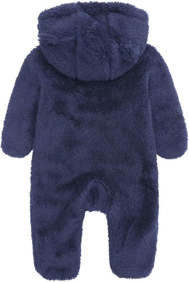 Warm Hooded Baby Romper