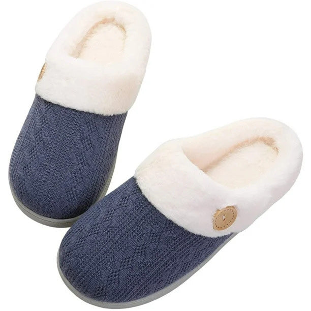 Warm Indoor Slippers with Non-Slip Sole