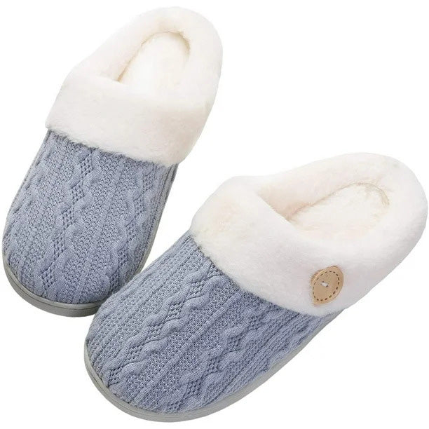 Warm Indoor Slippers with Non-Slip Sole