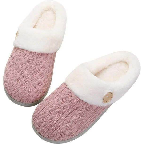 Warm Indoor Slippers with Non-Slip Sole