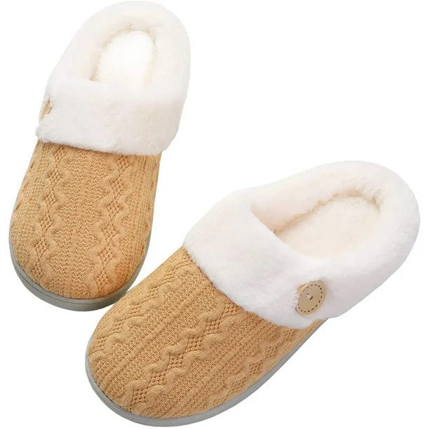 Warm Indoor Slippers with Non-Slip Sole