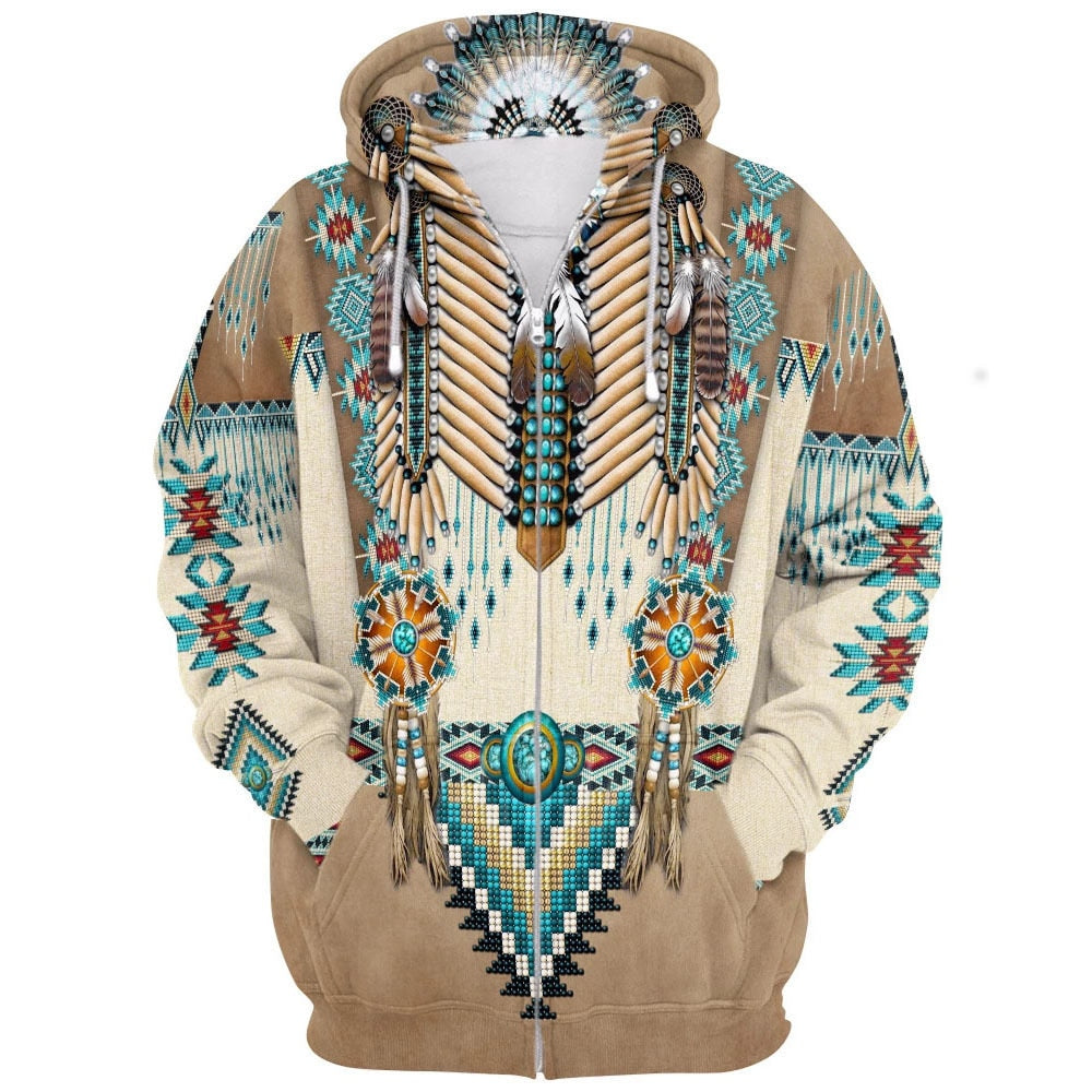 Warm Native American Hoodie