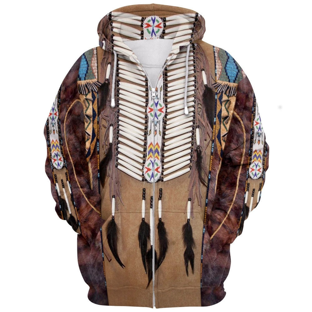 Warm Native American Hoodie