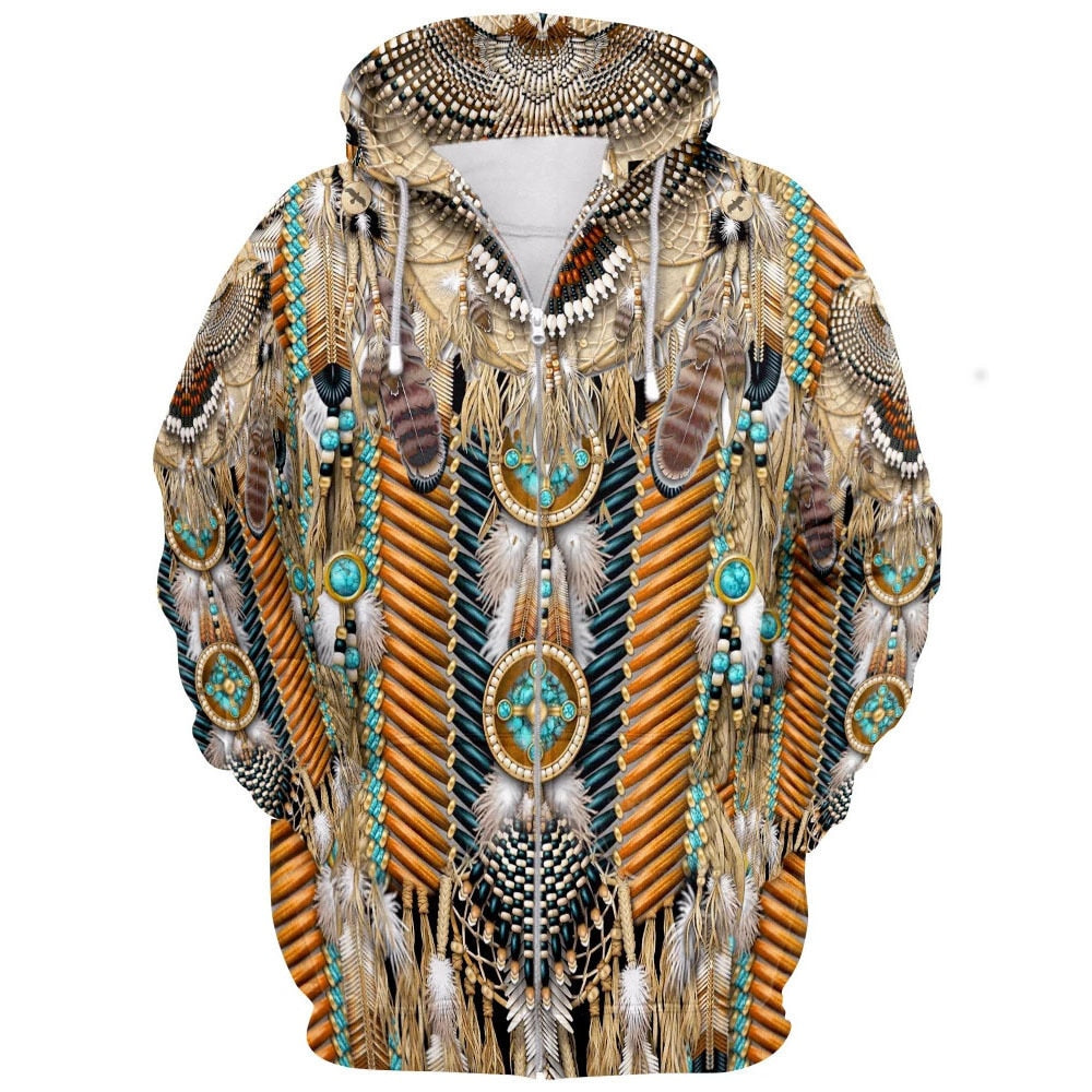 Warm Native American Hoodie